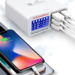 Cargador Inteligente con pantalla Digital y 6 Puertos USB, Sunshine SS-304Q - Image 3