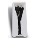 Cable 3 en 1, Lightning, Micro USB y Tipo C, F-CB2018 - Image 2
