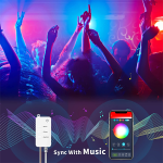 Tira de Luces Led Navideñas de 10 mts, con Sincronización de Música y Controlable con Aplicación Bluetooth - Image 2