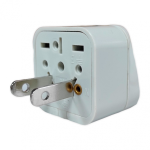Adaptador Clavija Europea a Americana 10A 250V, Color Marfil - Image 3