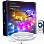 Tira de Luces Led RGB 5050 de 5 mts, no Impermeable, con Control Remoto de 20 Teclas