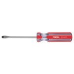 Desarmador Plano 1/4 X 4″, Mango PVC, Pretul