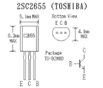 Transistor 2SC2655, NPN, 50V, 2A, TO-92L - Image 2