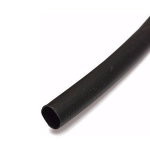 Tubo Termoencogible por Metro de 4mm, Color Negro