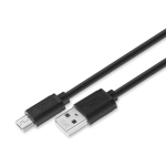 Cable USB 2.0 a Micro USB V8 de 2 Metros, Color Negro, CAB178 - Image 2