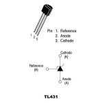 Regulador de Voltaje de 2. 5 a 36V, TL431, TO-92 - Image 2