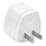 Adaptador Universal de Europeo a Americano 10A 250V, Color Blanco