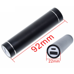 Carcasa Cilíndrica para Power Bank 5V, Color Negro (No Incluye Baterías) - Image 2