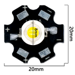 Led SMD 1W, 3.4-3.8VDC con Disipador de Calor, Color Blanco Frío - Image 2