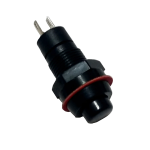 Switch Push Redondo ON-OFF, 6A 125VAC – 3A 250VAC, Color Negro - Image 2