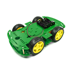 Kit Chasis de Carro 4WD de Acrílico, Color Verde