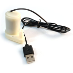 Mini Bomba de Agua Sumergible Vertical, 3-5VDC, 0.18A, 70-120L/H con Conexión USB