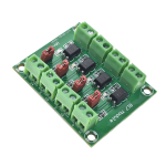 Placa de Aislamiento Optoacoplador de 4 Canales, PC817 3.6-30VDC