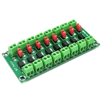 Placa de Aislamiento Optoacoplador de 8 Canales, PC817 3.6-30VDC