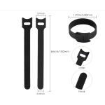 Juego de 10 Cinchos Sujetacables de Velcro - Image 5