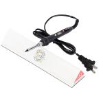 Cautín Color Negro con Temperatura Ajustable 180-500 °C de 80W, 908S