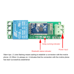 Módulo Relé de 1 Canal, Compatible con Bluetooth, 5VDC 10A - Image 3