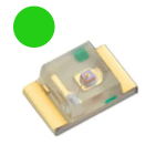 LED SMD Verde 0805 1.8-2.2V, 20mA