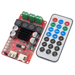Placa Amplificadora de Audio Digital, 2X50W, con Bluetooth y Control Remoto, TPA3116