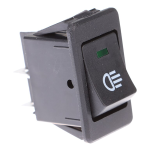 Switch para Luces Antiniebla de 4 Pines, Indicador Led Verde, 12VDC 35A