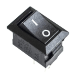 Switch Negro 2 Posiciones, 250V 6A, 125V 10A