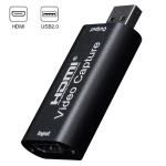 Tarjera Capturadora de Video y Audio, USB 2.0, 1800P, 30FPS, Color Negro