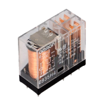 Relé de Potencia Omron 12VDC, 5A, 250VAC/30VDC, 8 Pines, G2R-2-12VDC