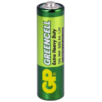 Batería Zinc-Carbón AA 1.5V, Greencell GP