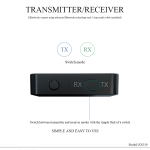 Transmisor y Receptor de Audio Bluetooth 5.0, KN321 - Image 5
