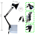 Lampara para Escritorio con Clip 110VAC, Color Blanco - Image 3