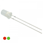 Led Bicolor de 2 Pines Difuso Niebla 5mm, 1.8-2.2V 20mA