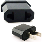 Adaptador Clavija Europea a Americana 10A 250V, P-510