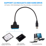 Cable Adaptador Sata a USB 3.0 de 6Gbps, para HDD y SSD de 2.5” - Image 4