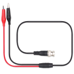 Cable de Prueba BNC Q9, para Osciloscopio con Doble Gancho Tipo Lagarto, P1011