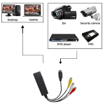 Tarjera Capturadora de Video y Audio, USB 2.0, Sintonizador de TV VHS a DVD, para Win7/8/XP/Vista con Cable USB - Image 3