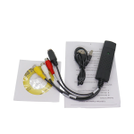 Tarjera Capturadora de Video y Audio, USB 2.0, Sintonizador de TV VHS a DVD, para Win7/8/XP/Vista con Cable USB