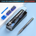 Destornillador Eléctrico de Precisión Recargable Tipo C, 28 en 1, KS-882037 - Image 3