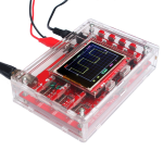 Osciloscopio Digital con Pantalla TFT de 2.4”, Ancho de Banda Analógico de 0-200KHz + Sonda P6100 con Caja de Acrílico para Ensamblar