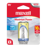 Batería Alcalina 9V en Blíster, Maxell