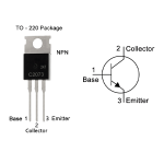 Transistor NPN de Silicio C2073, 150V 1.5A, TO-220 - Image 2