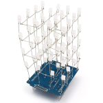 Shield Cubo de Led Azules 4X4X4 para Armar