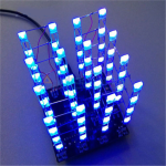 Shield Cubo de Led Azules 4X4X4 para Armar - Image 4