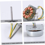 Micro Generador / Dinamo Turbina Eólica, Trifásico sin Hélices con Luz Led - Image 3