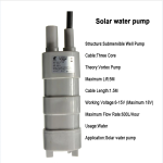 Bomba de Agua Sumergible 6-12VDC, 17W, 600L/H, JT-500 - Image 3