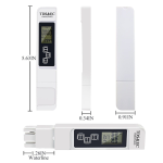 Medidor Digital de TDS 0-9990 PPM, EC y Temperatura de Agua, Color Blanco - Image 5
