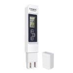 Medidor Digital de TDS 0-9990 PPM, EC y Temperatura de Agua, Color Blanco