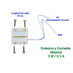 Sensor Magnético para Puertas y Ventanas, Normalmente Cerrado, MC-38 - Image 2