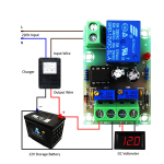 Módulo Controlador de Carga de Batería 12VDC, XH-M601 - Image 2