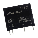 Relé de Estado Sólido 5VDC SSR, G3MB-202P