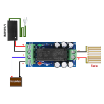 Controlador de Conmutación Automática para Batería de Respaldo, 12VDC 12A, 150W, XH-M350 - Image 3